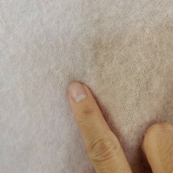 COS Sweater Womens Small Pink Alpaca Wool Blend Fuzzy Knit Casual Basic Work - Picture 3 of 12